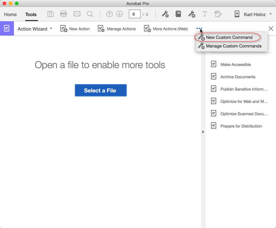 2015 adobe acrobat pro dc keyboard shortcuts